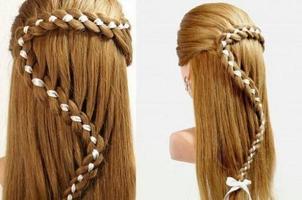 Hairstyles Braid and Ponytail Ekran Görüntüsü 2