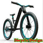 Conception de bicyclette icône
