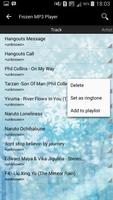 Frozen MP3 Player capture d'écran 1