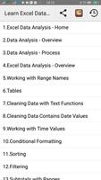 Learn Excel Data Analysis الملصق