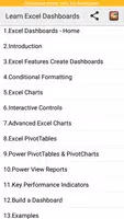 Learn Excel Dashboards постер