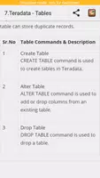 Learn Teradata Full captura de pantalla 3