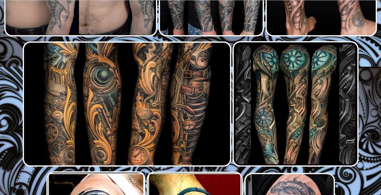 Tatto Biomekanik Mesin Rahman Gambar