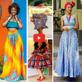 african fashion style model