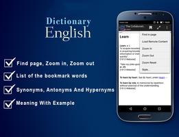 Free Collins English Dictionary poster