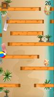 Beach Ball Roll - Palm tree Terrain fun adventure 스크린샷 1