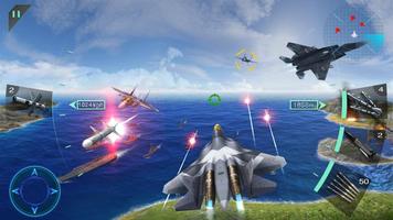 Воздушные битвы 3D постер