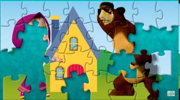 Masha Puzzle App with Bear Screenshot 1