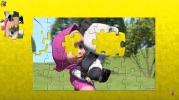 Masha Puzzle App with Bear 截图 2