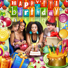 Birthday Photo Frame Collage icon