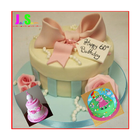 Bolo de aniversário bonito ícone