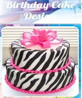 Desain kue ulang tahun poster