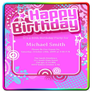 Birthday Invitation Card Example APK