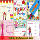 Urodziny zaproszenie Card Maker aplikacja