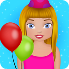 ikon gadis pesta ulang tahun
