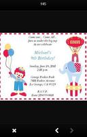 Birthday Party Invitation Card capture d'écran 1