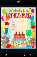 Birthday Party Invitation Card capture d'écran 3