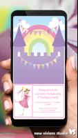 برنامه‌نما Birthday Party Invitation Cards App عکس از صفحه