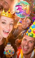 Birthday Photo Stickers & Selfie Camera capture d'écran 2