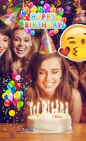 Birthday Photo Stickers & Selfie Camera capture d'écran 3