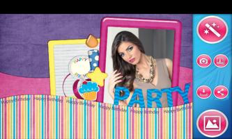 پوستر Birthday Photo Frames