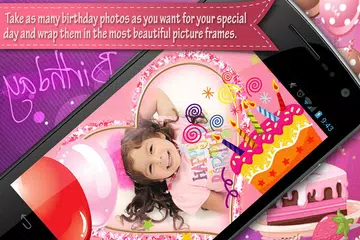誕生日フォトフレーム アプリダウンロード