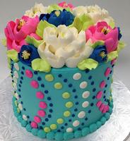 Birthday cake design penulis hantaran