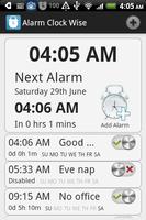 Alarm Clock Wise poster