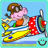 Little Piggy Flying icône