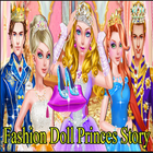 Latest Video Fashion Doll+Princes Story icône