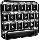 Black And White Keyboard Style আইকন