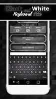 Black And White Keyboard Style পোস্টার