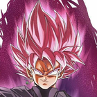 Black Goku Super Saiyan Rose HD Offline icône