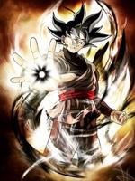 Black Goku Super Saiyan Rose 4K Affiche