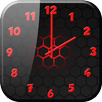 Black Analog Clock Widget APK