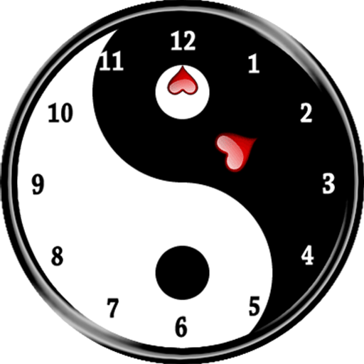 Black And White Clock