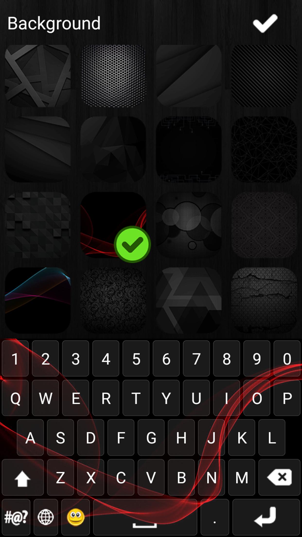 Android 用の 黒い壁紙 キーボード 絵文字 ブラックキーボード Apk をダウンロード