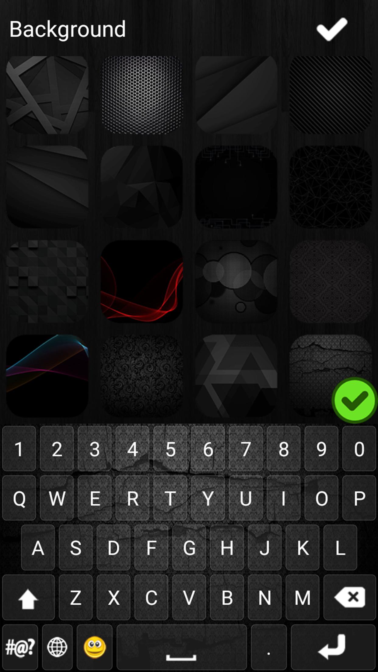 Android 用の 黒い壁紙 キーボード 絵文字 ブラックキーボード Apk をダウンロード