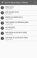 All Alicia Keys Album Songs Lyrics Screenshot 1