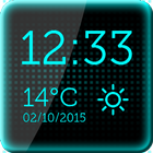 Black Digital Clock icon