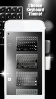 Black Keyboard Themes Affiche