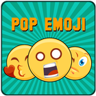 Pop Emoji Gesichter: Emoticon Blitz Zeichen