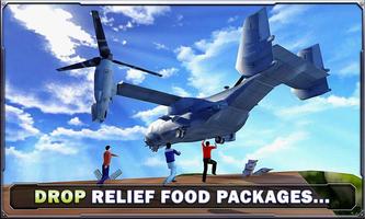 Army Helicopter - Cargo Relief-poster