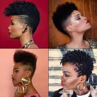 Black Women Hairstyles Affiche