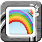 Zwart en Wit Foto Editor-Raam-icoon