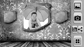 Zwart en Wit Foto Editor-Raam screenshot 1