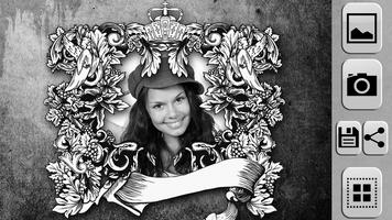 Zwart en Wit Foto Editor-Raam screenshot 2
