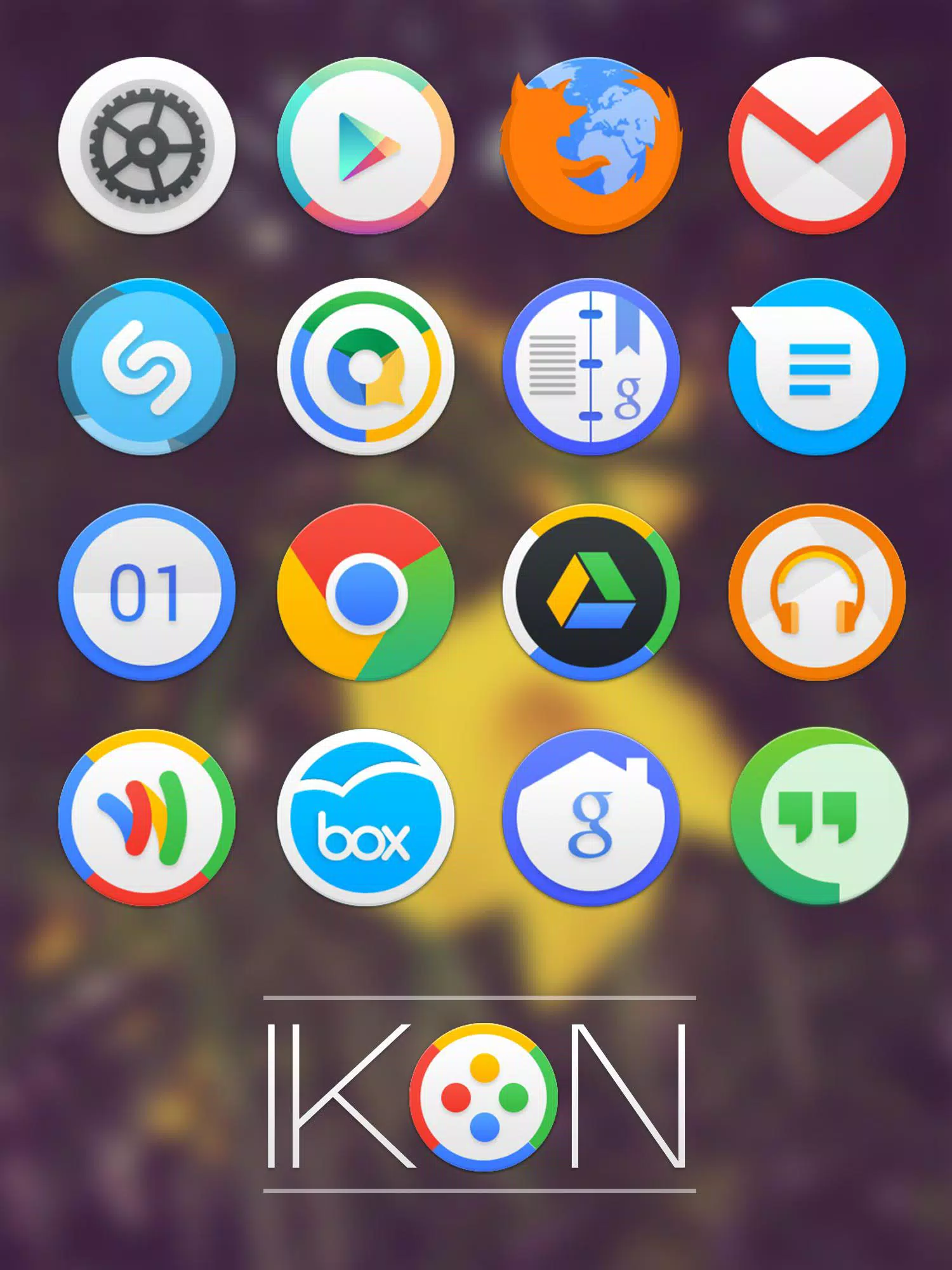 Android 用の Ikon Free Icon Pack Circle Icons Apk をダウンロード