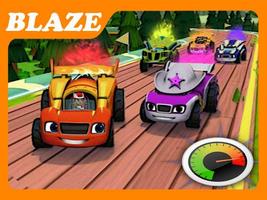 Blaze and Friend's Racing Affiche