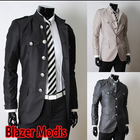 Diseño de moda Blazer icono